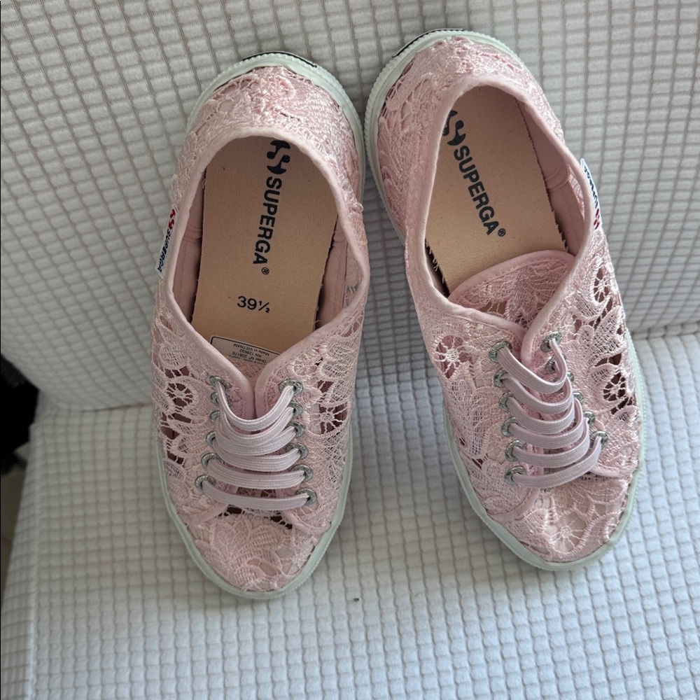 SALE Superga Floral Lace Up Sneaker 8